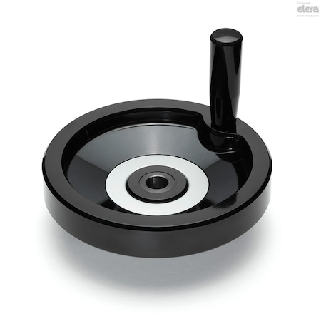 Elesa Revolving handle, drilled hub, VDN.200 FP+I-A 5/8 VDN.FP+I-A (inch sizes)